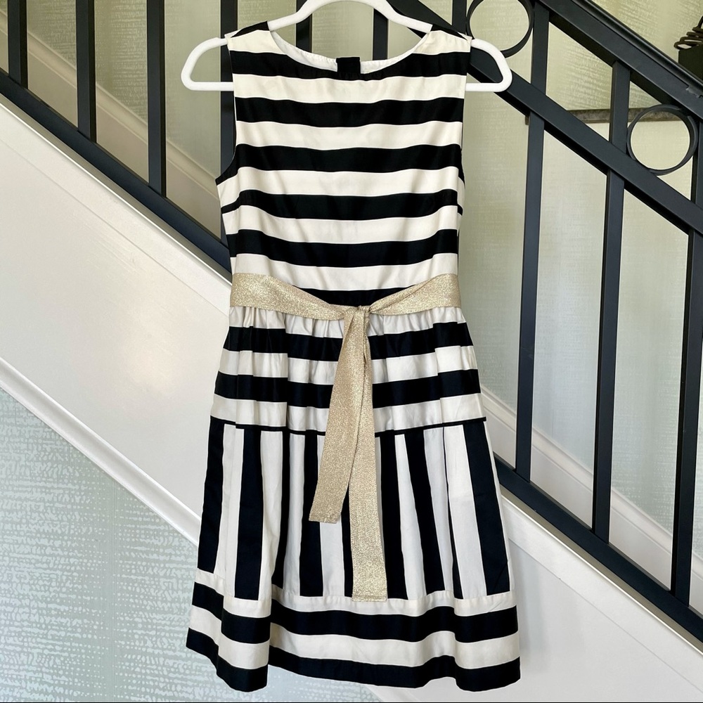 Crewcuts Black & White Dress with Pockets